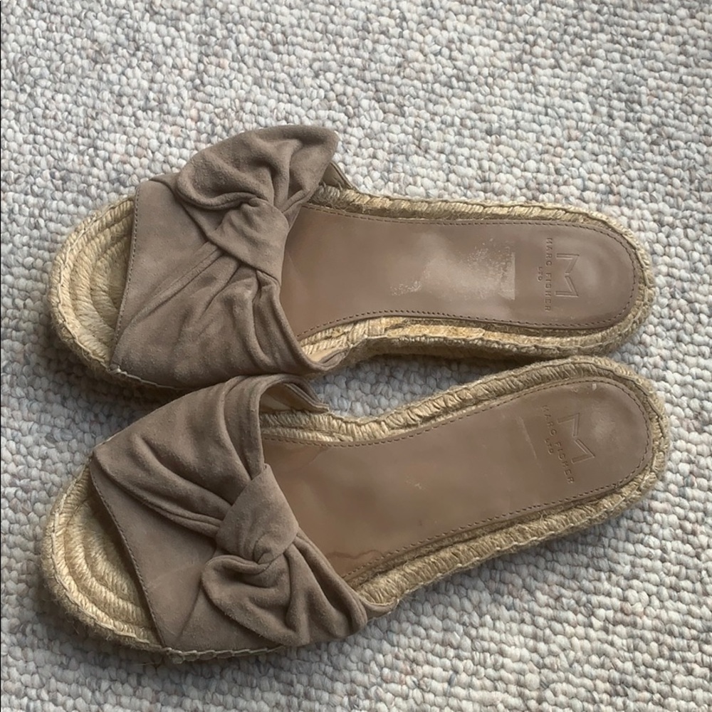 Marc Fischer espadrille slides